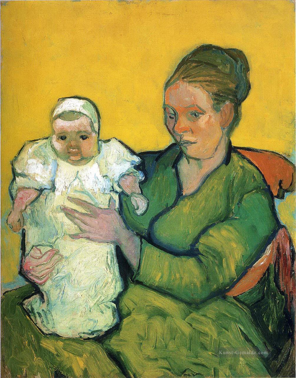 Mutter Roulin mit ihrem Baby Vincent van Gogh Ölgemälde
